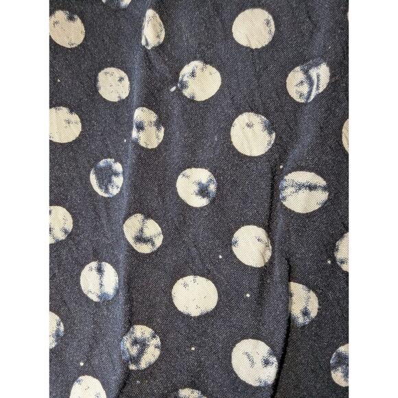 Avenue Womens Plus Size 18/20 Half Sleeve Black White Polka Dot Sheath Dress - Picture 6 of 7